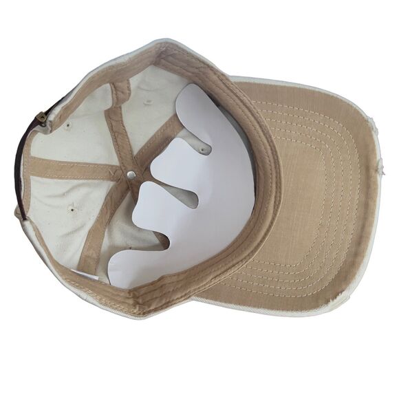 Time and Tru Hat Womens Adjustable Bleached Denim Distressed Baseball Cap NWT - Picture 6 of 9